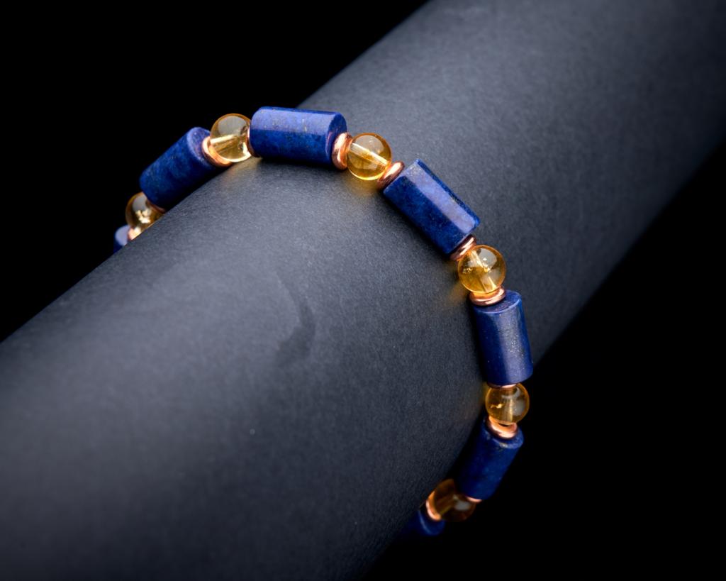 Lapis Lazuli Citrine Bracelet