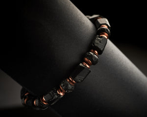 Men's Black Tourmaline Bracelet