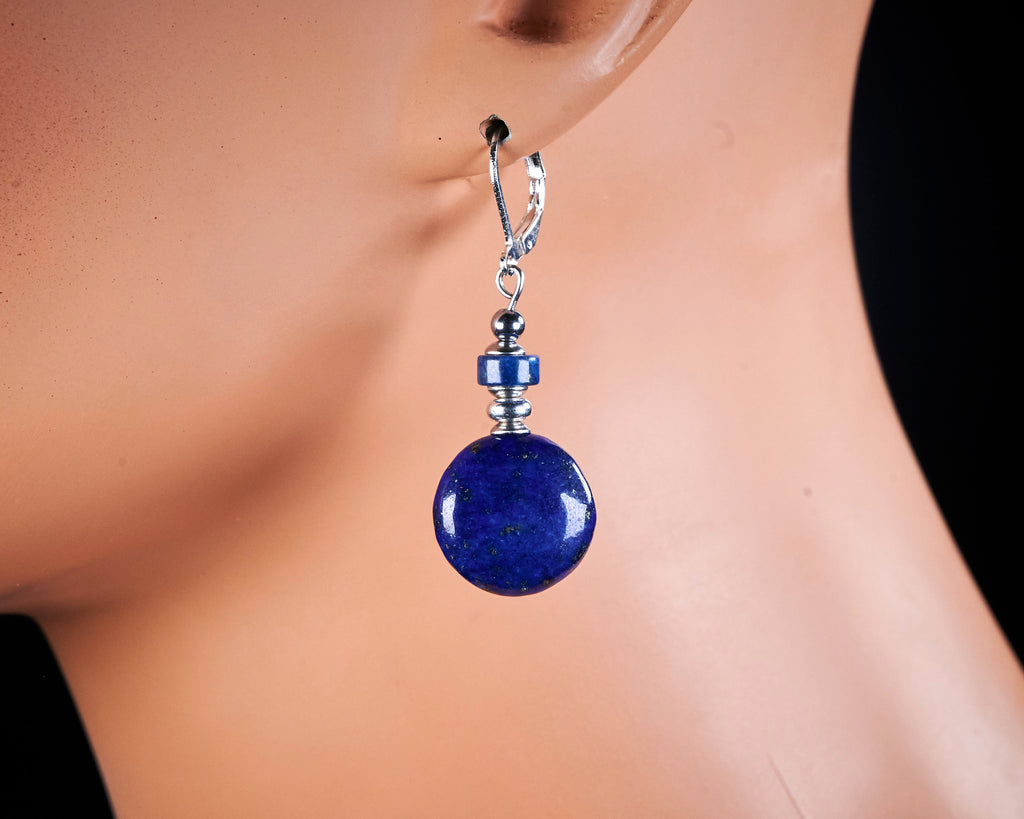 Statement Lapis Lazuli Earrings