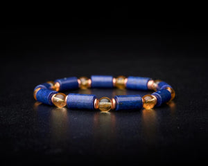 Lapis Lazuli Citrine Bracelet