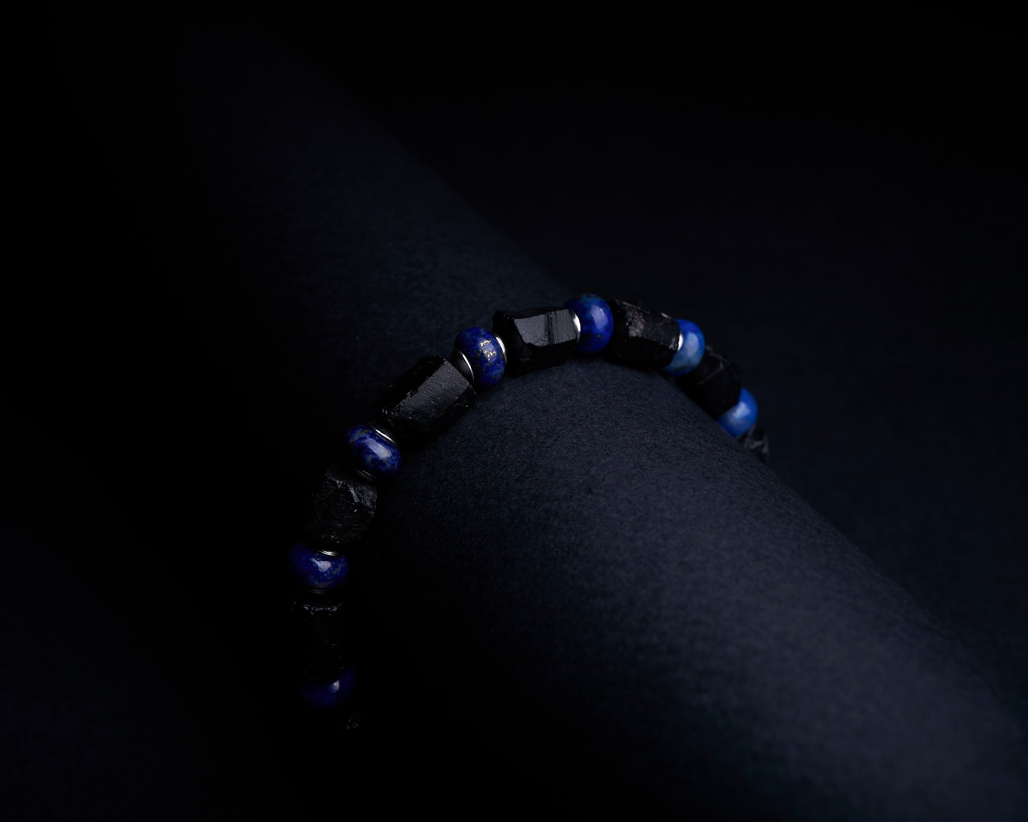 Men's Black Tourmaline Bracelet