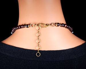 Garnet Statement Necklace