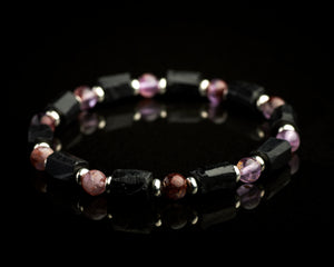 Men's Black Tourmaline Bracelet