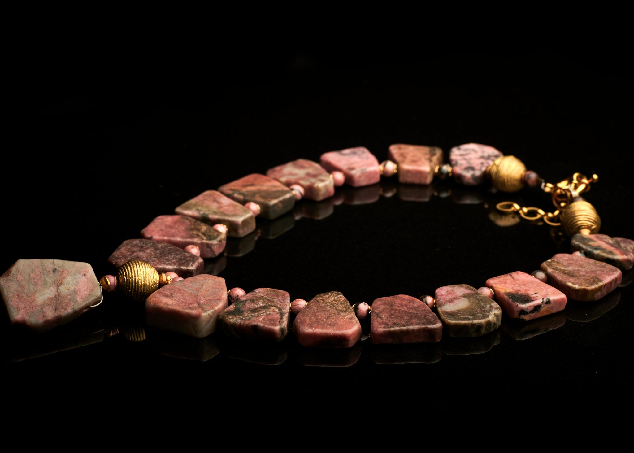 Rhodonite Statement Necklace