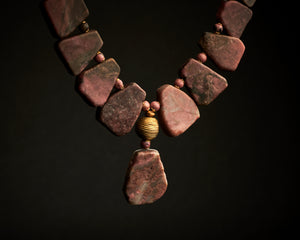 Rhodonite Statement Necklace