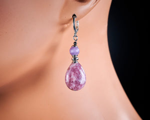 Lepidolite Earrings