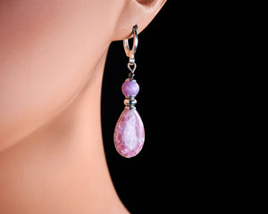 Lepidolite Earrings