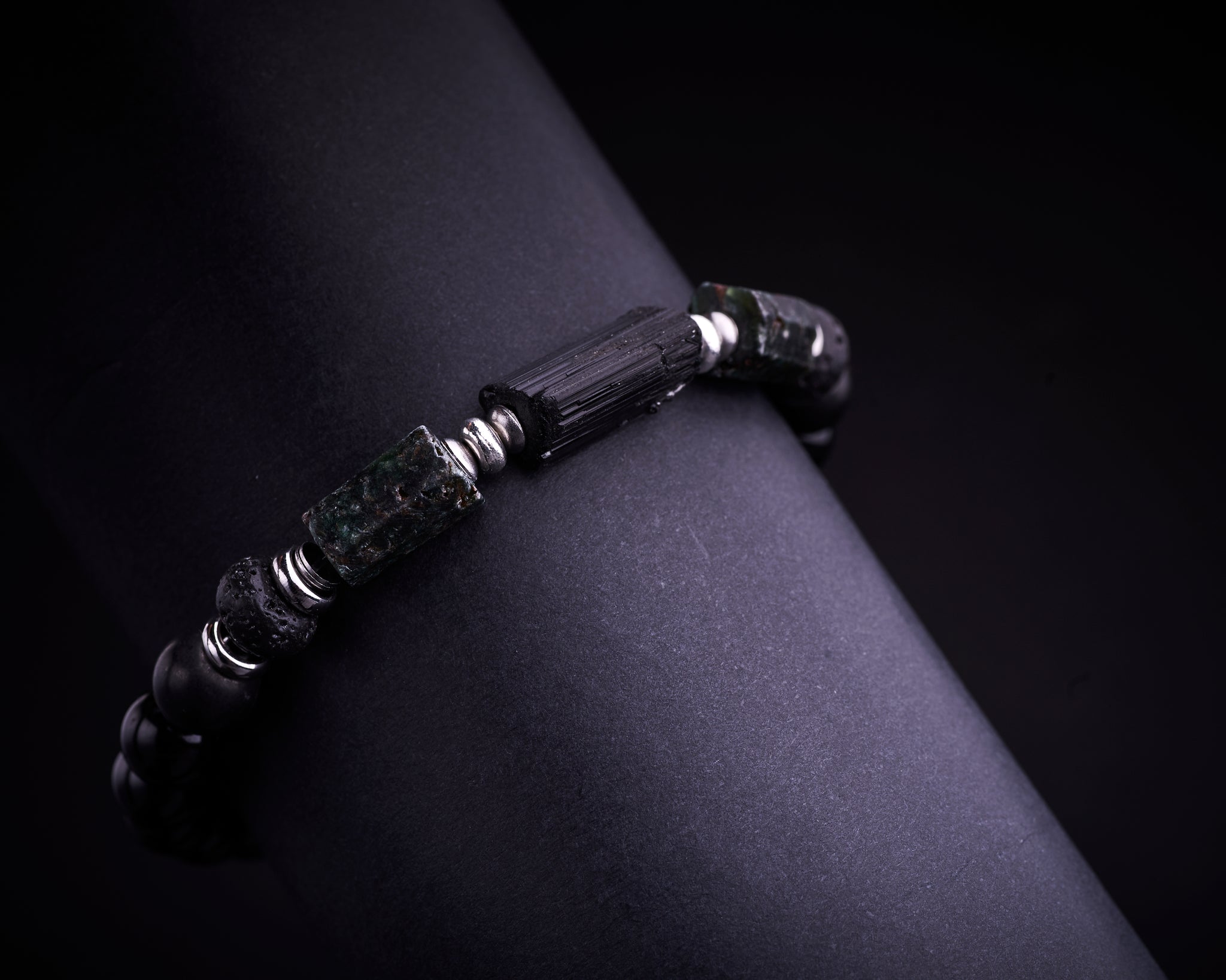 Chunky Raw Black Tourmaline Crystals Bracelet | eBay