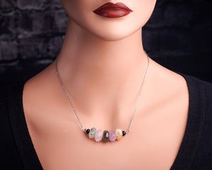 Multi quartz necklace