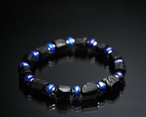 Men's Black Tourmaline Bracelet